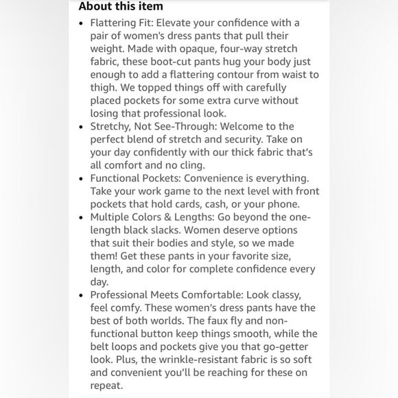 Stelle Dune Boot-Cut Dress Pants | XXS 30” Inseam | Beige Work Slacks - Picture 6 of 9